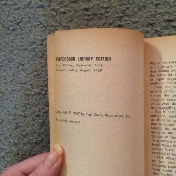 Lot of 29 ORIGINAL Vintage Paperback Library Dark Shadows novels Gothic 1960s - Picture 10 of 12